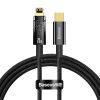 Baseus Explorer USB-C-Lightning kábel, 20W, 1m (fekete)