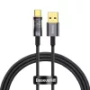 Baseus Type-C Explorer sorozat 100W gyors töltő és adatkábel 1m (fekete)