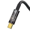 Baseus Type-C Explorer sorozat 100W gyors töltő és adatkábel 1m (fekete)