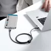 Baseus Type-C Explorer sorozat 100W gyors töltő és adatkábel 1m (fekete)