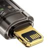Baseus Explorer USB-Lightning kábel, 2,4A, 1m (fekete)