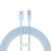 Baseus Explorer Series USB-A / Lightning gyorstöltő kábel 2m, 2,4A (kék)