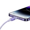 Baseus Explorer Series USB-A / Lightning gyorstöltő kábel 2m, 2,4A (fehér)