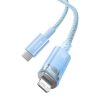 Baseus USB-C Lightning Explorer Series gyors töltőkábel, 2m, 20W (kék)