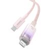 Baseus Explorer Series USB / Lightning gyorstöltő kábel 2m, 20W (rózsaszín)
