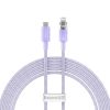 Baseus USB-C Lightning Explorer Series gyors töltőkábel,  2m, 20W (lila)