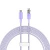 Baseus USB-C Lightning Explorer Series gyors töltőkábel,  2m, 20W (lila)