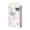 Baseus USB-C-USB-C kábel kijelzővel, 100 W, 1m (fekete)