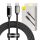 Baseus USB-C-USB-C kijelzőkábel, 100 W, 2m (fekete)