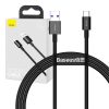 Baseus Superior Series USB-USB-C kábel, 66 W, 1m (fekete)