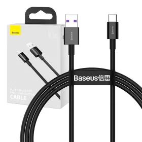 Baseus Superior Series USB-USB-C kábel, 66 W, 1m (fekete)