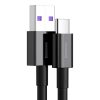 Baseus Superior Series USB-USB-C kábel, 66 W, 1m (fekete)