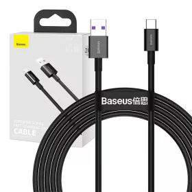 Baseus Superior series kábel USB-USB-C, 66 W, 2m (Fekete)