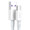 Baseus Superior series kábel USB-USB-C, 66 W, 2m (Fehér)
