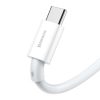 Baseus Superior series kábel USB-USB-C, 66 W, 2m (Fehér)