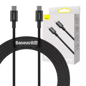   Baseus Superior Series USB-C-USB-C kábel, 100 W, 2 m (fekete)