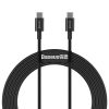 Baseus Superior Series USB-C-USB-C kábel, 100 W, 2 m (fekete)