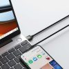 Baseus MVP 2 könyökkábel, tápkábel USB - Lightning csatlakozó, 2m, 20W (fekete)