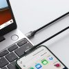 Baseus MVP 2 könyök kábel, tápkábel USB-C - Lightning csatlakozó, 1m, 20W (Fekete)