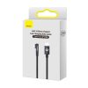 Baseus MVP 2 könyök kábel, tápkábel USB-C - Lightning csatlakozó, 2m, 20W (Fekete)
