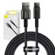 Baseus Tungsten Gold adatkábel, töltőkábel USB / USB-C, 100W, 2m (Fekete)