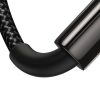 Baseus Tungsten Gold adatkábel, töltőkábel USB / USB-C, 100W, 2m (Fekete)