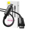 Baseus Tungsten Gold USB-C - USB-C Kábel, 240W - 2m (fekete)