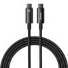 Baseus Tungsten Gold USB-C - USB-C Kábel, 240W - 2m (fekete)