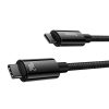 Baseus Tungsten Gold USB-C - USB-C Kábel, 240W - 2m (fekete)
