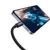 Baseus Superior Series SUPERVOOC gyorstöltő adatkábel USB - USB-C 65W, 1m (Fekete)