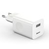 Baseus Utazó Gyorstöltő, USB, QC 3.0, 24W (Fehér)