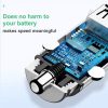 Baseus Square 2xUSB autós töltő QC3.0 SCP AFC 30W  (Fekete)