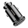 Baseus Grain autós töltő 3.1A 2USB (Fekete) 
