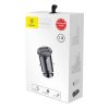 Baseus Grain autós töltő 3.1A 2USB (Fekete) 