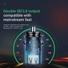 Baseus Autós Töltő - A+A Dual Quick Charge 3.0 30W (Fekete)