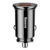 Baseus Autós Töltő - A+A Dual Quick Charge 3.0 30W (Fekete)