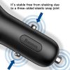 Baseus autós töltő Y-type dual USB + szivargyújtó hosszabbított, 3,4A (fekete)