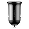 Baseus Grain Pro 2x USB 4.8A autós töltő  (fekete)