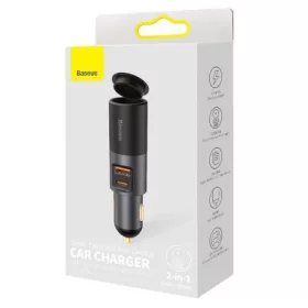   Baseus autós töltő Share Together C+U / Cigarette lighter socket, PPS, PD3.0, QC4.0+, SCP, 120W (szürke)