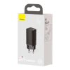 Baseus Gan2 Lite hálózati gyorstöltő USB-C/USB 65W (Fekete)