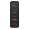 Baseus GaN2 Pro fali töltő, 2x USB + 2x USB-C, 100W, EU (Fekete)