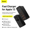 Baseus GaN2 Pro fali töltő, 2x USB + 2x USB-C, 100W, EU (Fekete)