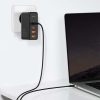 Baseus GaN2 Pro fali töltő, 2x USB + 2x USB-C, 100W, EU (Fekete)