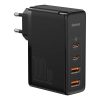 Baseus GaN2 Pro fali töltő, 2x USB + 2x USB-C, 100W, EU (Fekete)