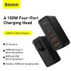 Baseus GaN2 Pro fali töltő, 2x USB + 2x USB-C, 100W, EU (Fekete)