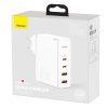 Baseus GaN2 Pro fali töltő, 2x USB + 2x USB-C, 100W, EU (Fehér)