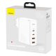 Baseus GaN2 Pro fali töltő, 2x USB + 2x USB-C, 100W, EU (Fehér)