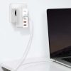 Baseus GaN2 Pro fali töltő, 2x USB + 2x USB-C, 100W, EU (Fehér)
