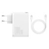Baseus GaN2 Pro fali töltő, 2x USB + 2x USB-C, 100W, EU (Fehér)