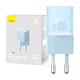 Baseus GaN5 mini hálózati töltő 20W - kék
